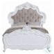 Latisha White Queen Upholstered Bed