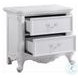 Latisha White 2 Drawer Nightstand