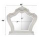 Latisha White Arched Dresser Mirror