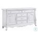 Latisha White 5 Drawer Dresser with Door
