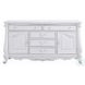 Latisha White 5 Drawer Dresser with Door