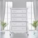 Latisha White 5 Drawer Chest
