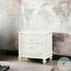 Dorothy Ivory 2 Drawer Nightstand