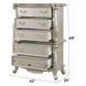 Bently Champagne 5 Drawer Chest