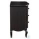 Chelmsford Black Antique 3 Drawer Nightstand
