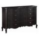 Chelmsford Black Antique 8 Drawer Dresser
