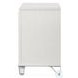 Tarian Pearl White 2 Drawer Nightstand
