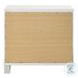 Tarian Pearl White 2 Drawer Nightstand