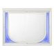 Tarian Pearl White Rectangular Dresser Mirror with LED