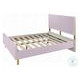 Gaines Pink High Gloss Full Panel Bed