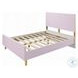 Gaines Pink High Gloss Full Panel Bed