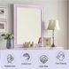 Gaines Pink Rectangular Dresser Mirror