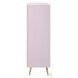 Gaines Pink High Gloss 4 Drawer Chest