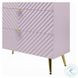 Gaines Pink High Gloss 4 Drawer Chest