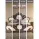 Devany Cream and Cherry Queen Upholstered Panel Bed