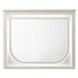 Laveda Pearl White Rectangular Dresser Mirror with LED