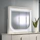 Laveda Pearl White Rectangular Dresser Mirror with LED