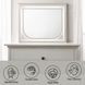 Laveda Pearl White Rectangular Dresser Mirror with LED