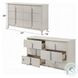 Laveda Pearl White 6 Drawer Dresser
