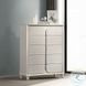 Laveda Pearl White 5 Drawer Chest