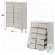 Laveda Pearl White 5 Drawer Chest