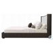 Clayten Fabric and Espresso Upholstered Bedroom Set
