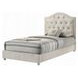 Reggie Beige Youth Upholstered Panel Bedroom Set