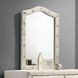 Reggie Beige Upholstered Arched Dresser Mirror