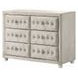 Reggie Beige Upholstered 6 Drawer Dresser