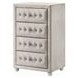 Reggie Beige Youth Upholstered Panel Bedroom Set