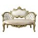 Desiderius Beige Upholstered Accent Bench with Tufted and Nailhead Trim