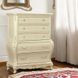 Chantelle Pearl White 5 Drawer Chest