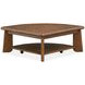 Tanner Tawny Brown Free Form Lift Top Cocktail Table