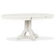 Silverwillow Egg Shell White 66" Extendable Oval Dining Table