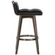 Stafford Bravo Black Swivel Upholstered Bar Stool