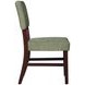 Tioga Green Upholstered Dining Chair Set of 2