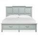 Glenbrook Pebble King Storage Panel Bed
