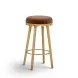 Oodle Bronze Performance Vegan Mohair Upholstered Bar Stool
