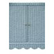Beatrice Light Blue 4 Door Buffet