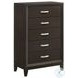 Warren Merlot Panel Bedroom Set