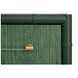 Beckett Dyed Grasscloth and Dark Green Matte Lacquer 4 Drawer Chest
