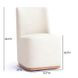Melissa Cream Performance Fabric Upholstered Dining Chair