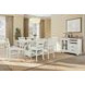 Clover Ridge Whitewash Ladder Back Counter Stool Set of 2