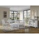 Clover Ridge Whitewash Counter Height Set