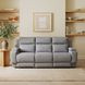 Belmont Charcoal 91" Zero Gravity Triple Power Reclining Sofa with Drop Down Table and USB Charging