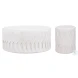 Coquille White Occasional Table Set