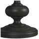 Atrium Black Round Granite Top Accent Table
