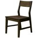 Berkeley Coffee Splatback Side Chair Set of 2