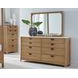 Escape Glazed Natural Oak Dresser And Mirror