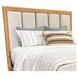Escape Glazed Natural Oak Queen Panel Bed
